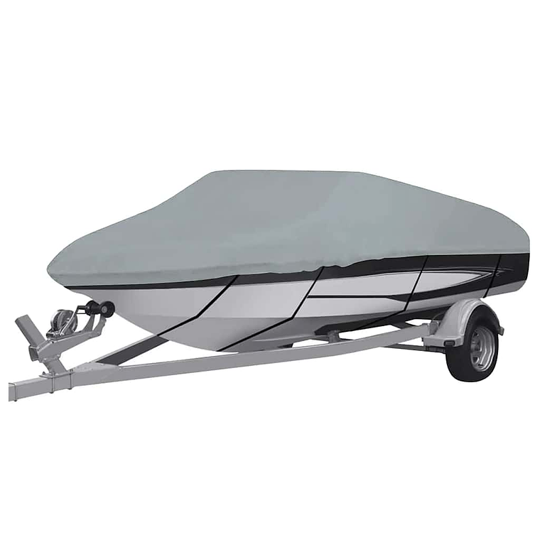 vidaXL Cobertura para barcos 830x370x40 cm cinzento 1
