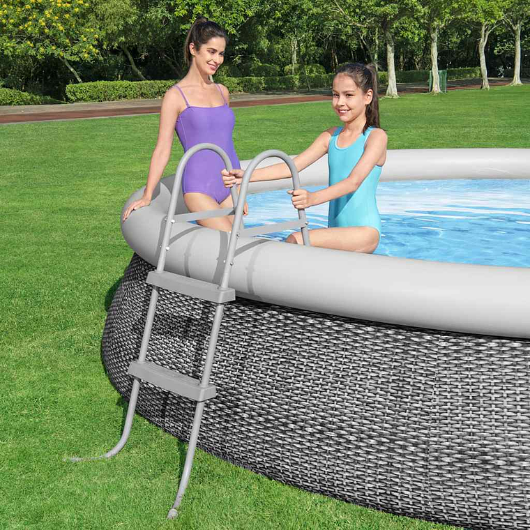 Bestway Escada para piscinas com 2 degraus Flowclear 84 cm 1