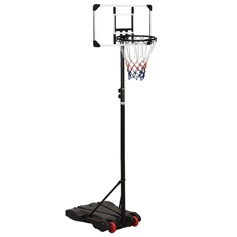 vidaXL Tabela de basquetebol 216-250 cm policarbonato transparente 1