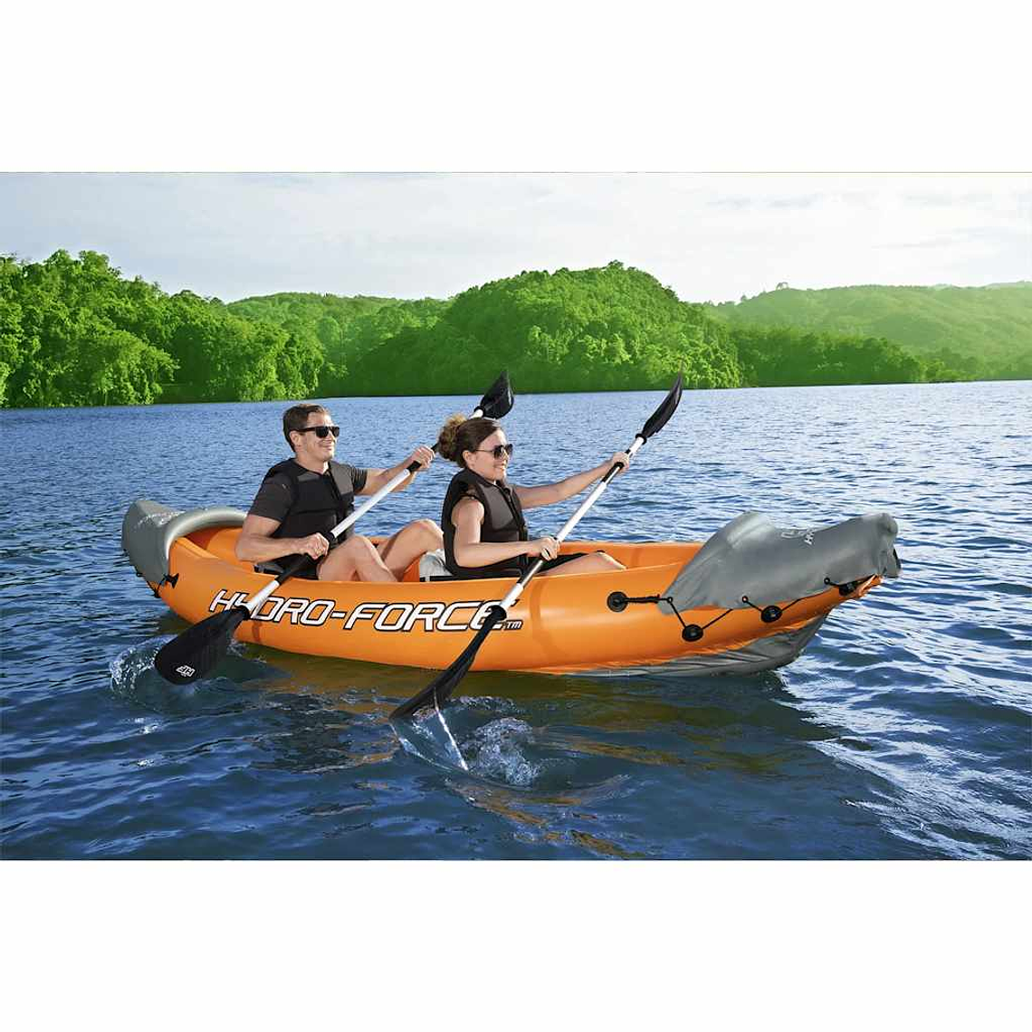 Bestway Conjunto kayak insuflável Hydro-Force Rapid x2 1