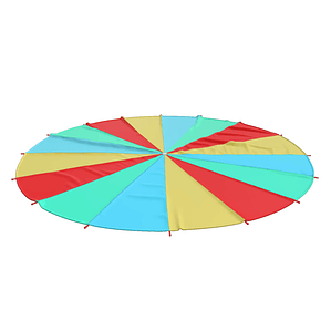 vidaXL Paraquedas de brincar para crianças Ø6 m tecido