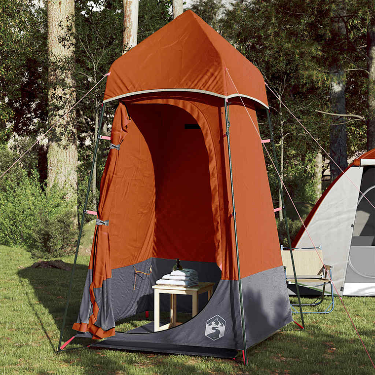 vidaXL Tenda para sanita impermeável laranja 1
