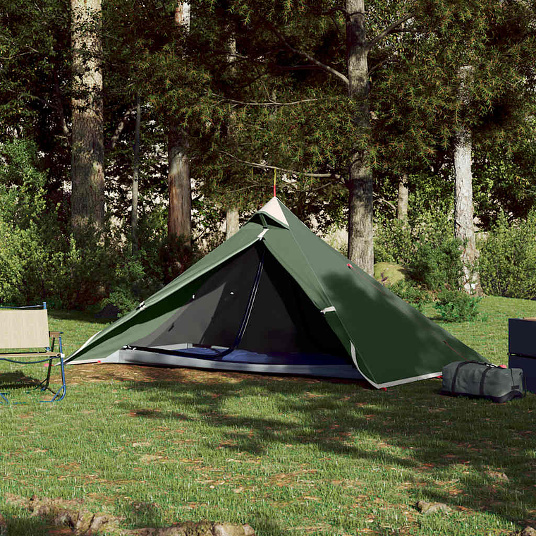 vidaXL Tenda suspensa tipi para 1 pessoa impermeável verde 1