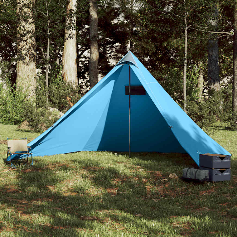 vidaXL Tenda familiar tipi para 7 pessoas impermeável azul 1