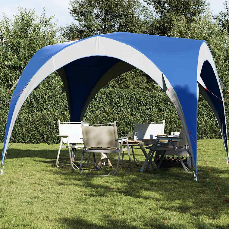 vidaXL Tenda de festas impermeável azul 1