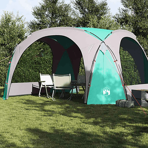 vidaXL Tenda de festas impermeável verde