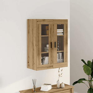 vidaXL Armário de parede 69,5x34x90 cm carvalho artisiano