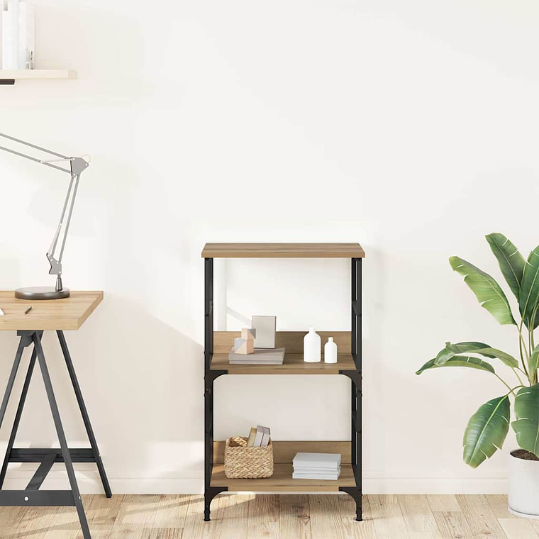 vidaXL Estante 50x33x82 cm derivados de madeira carvalho artisiano 1