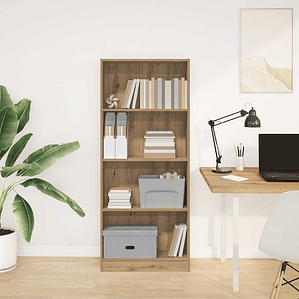 vidaXL Estante 60x24x143 cm derivados de madeira carvalho artisiano