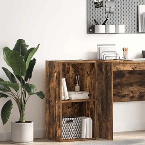 vidaXL Estante 40x30x77 cm derivados de madeira carvalho fumado