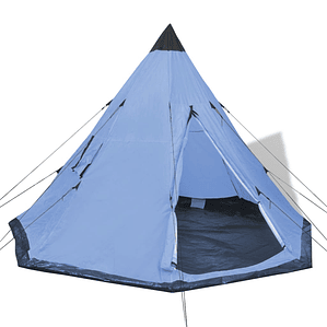 vidaXL Tenda para 4 pessoas, azul