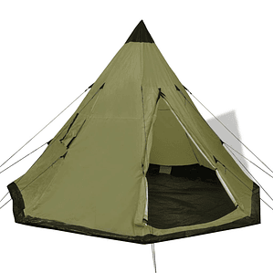 vidaXL Tenda para 4 pessoas, verde