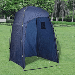 vidaXL Tenda WC/chuveiro/vestiário, azul