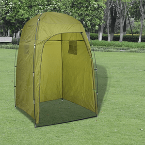 vidaXL Tenda WC/chuveiro/vestiário, verde