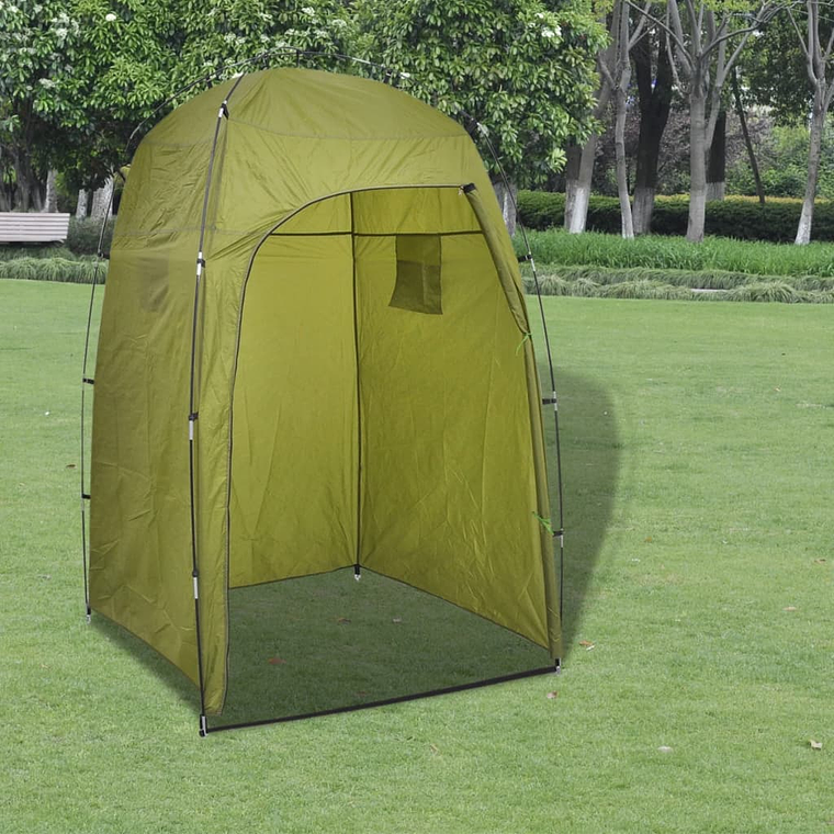 vidaXL Tenda WC/chuveiro/vestiário, verde 1