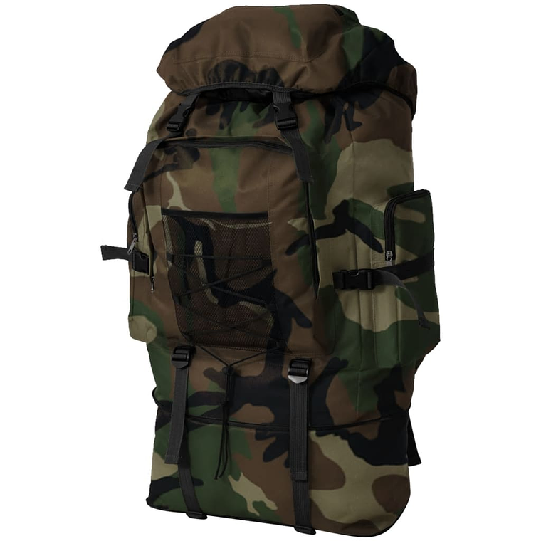 vidaXL Mochila estilo camuflagem do exército XXL 100 L 1