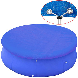 vidaXL Cobertura para piscina redonda acima do solo 450-457 cm