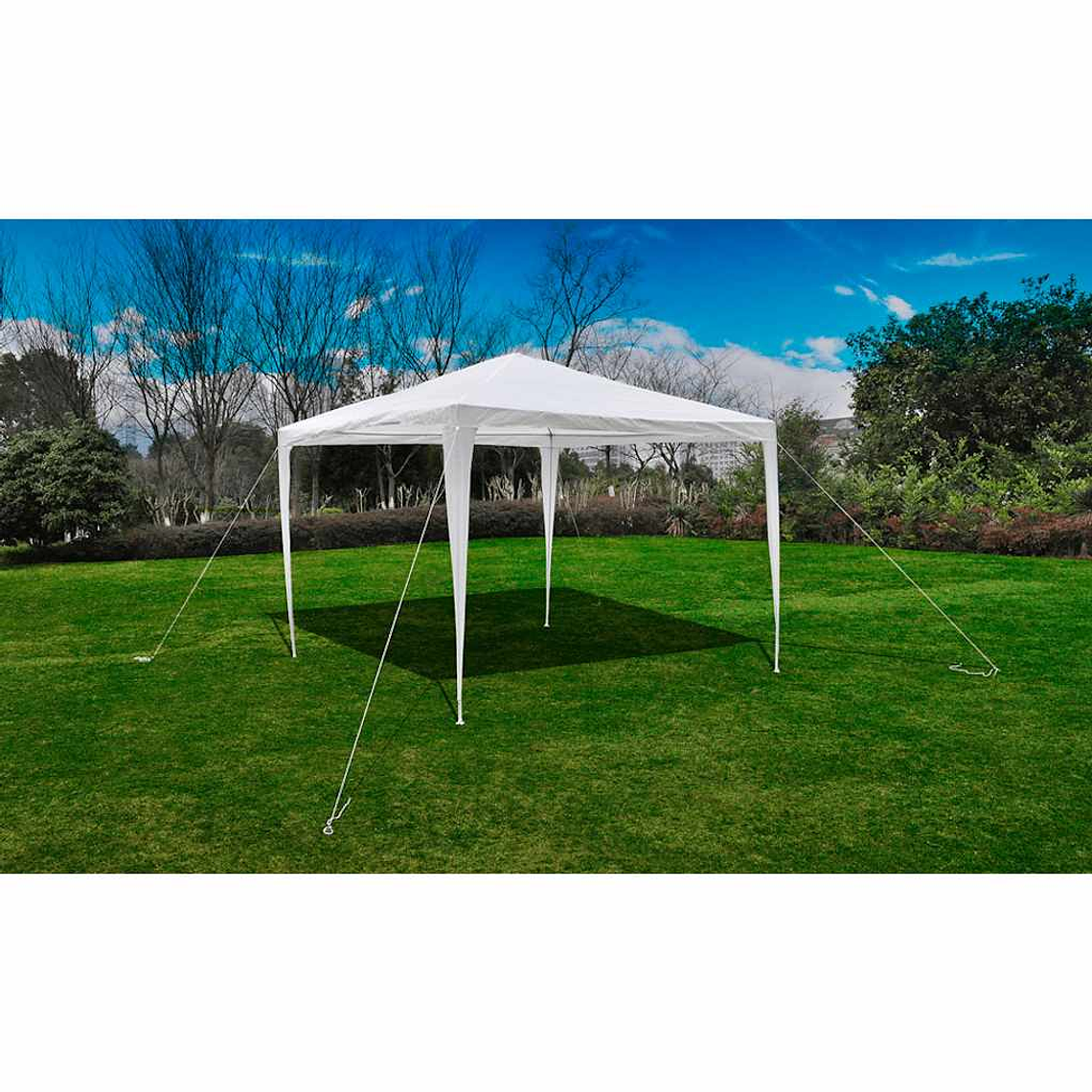 vidaXL Tenda para jardim com cobertura em pirâmide 3 x 3 m 1