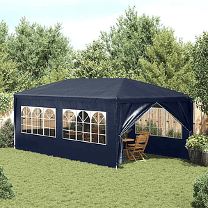 vidaXL Tenda para festas 3x6 m azul