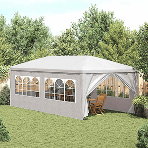 vidaXL Tenda para festas 3x6 m branco
