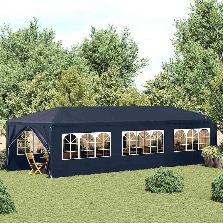 vidaXL Tenda para festas 3x9 m azul 1