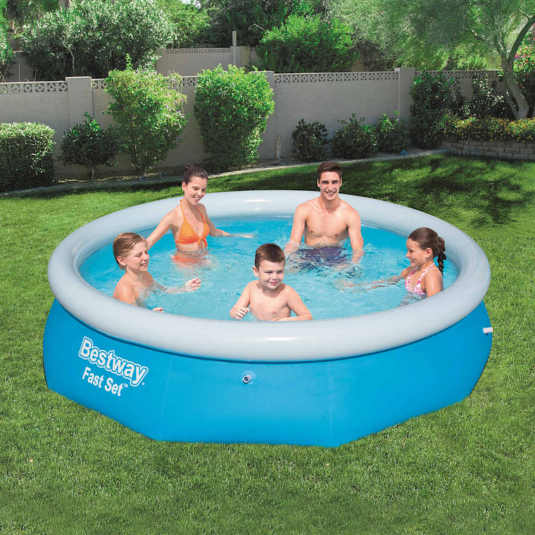 Bestway Fast Set Piscina insuflável redonda 305x76 cm 57266 1