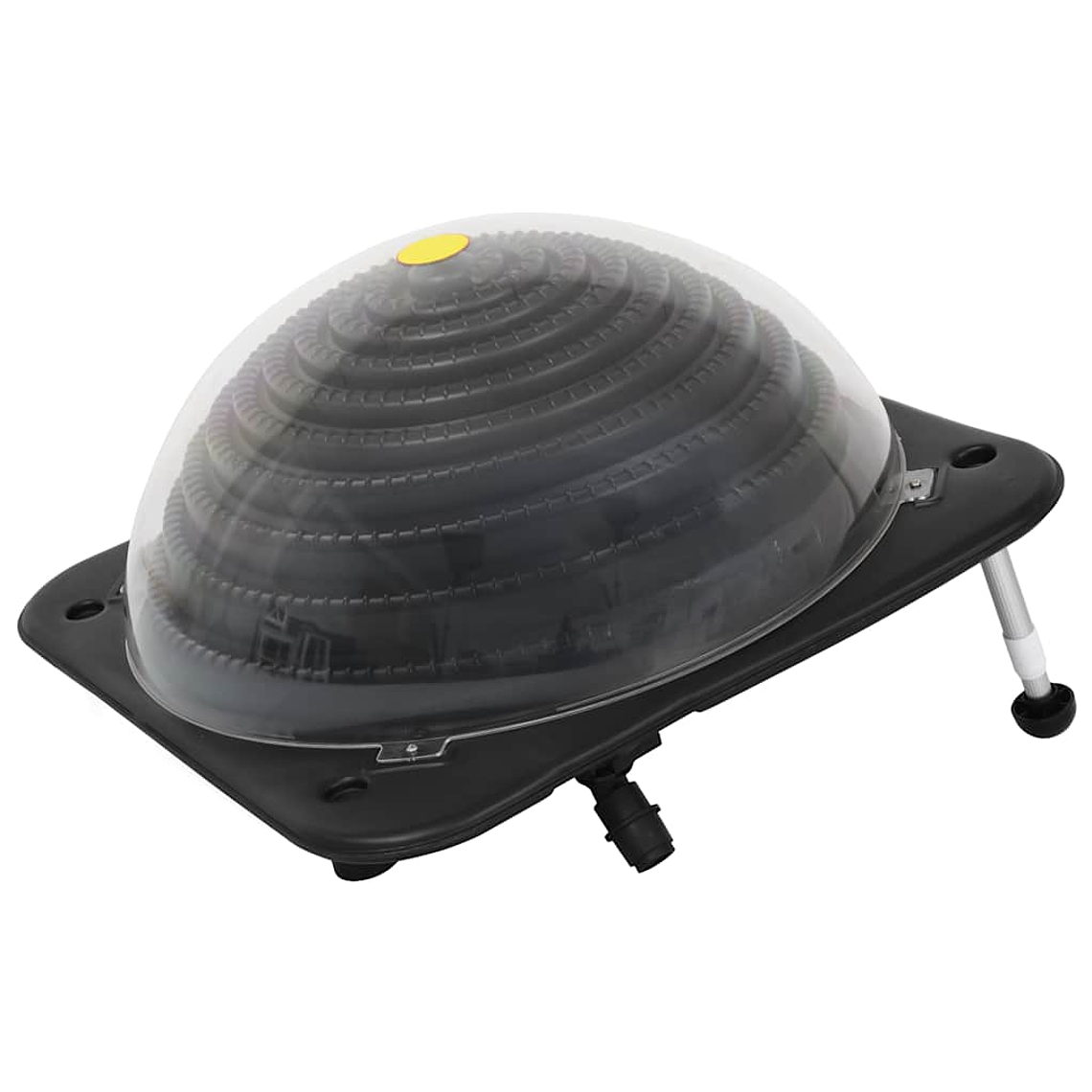 vidaXL Aquecedor de piscina solar 75x75x36 cm alumínio PEAD 1