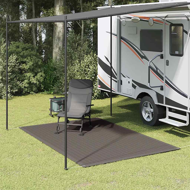 vidaXL Tapete de campismo para tenda 250x200 cm antracite 1