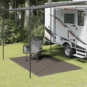vidaXL Tapete de campismo para tenda 250x300 cm antracite