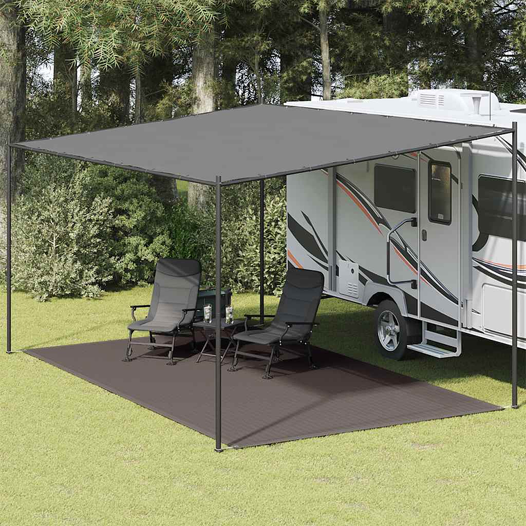 vidaXL Tapete de campismo para tenda 300x500 cm antracite 1