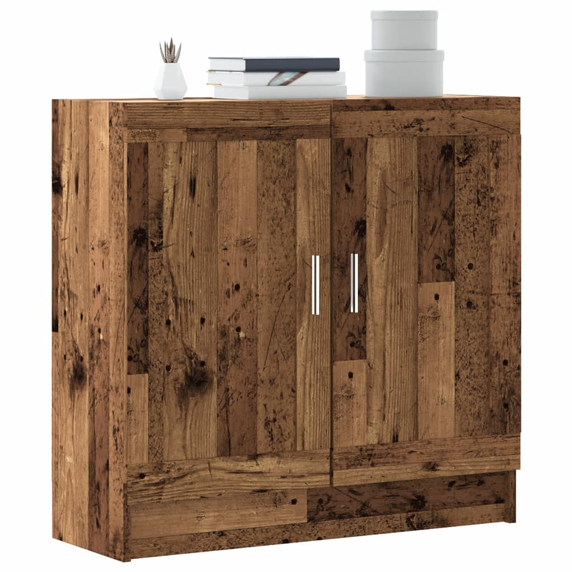 vidaXL Estante 82,5x30,5x80 cm derivados de madeira madeira velha 1