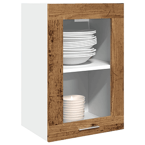 vidaXL Armário suspenso “Lyon” 40x31x60 cm madeira velha