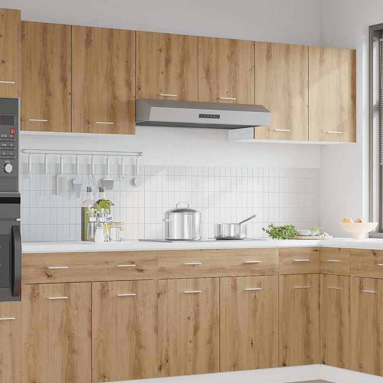 Vidaxl Armário suspenso “Lyon” 40x31x60 cm carvalho artisiano 1