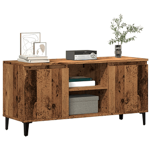 vidaXL Móvel de TV 102x35x50 cm derivados de madeira madeira velha