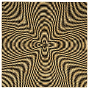 vidaXL Tapete Natural e Preto 240 x 240 cm Juta