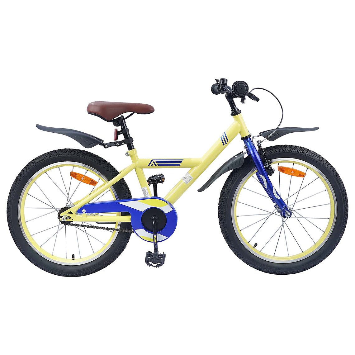 vidaXL Bicicleta Infantil 20 Polegadas para 6-11 Anos Amarelo 1