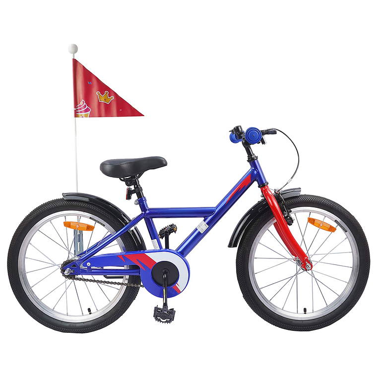 vidaXL Bicicleta Infantil 20 Polegadas para 6-11 Anos Azul Escuro 1