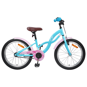 vidaXL Bicicleta Infantil 20 Polegadas para 6-11 Anos Azul Claro