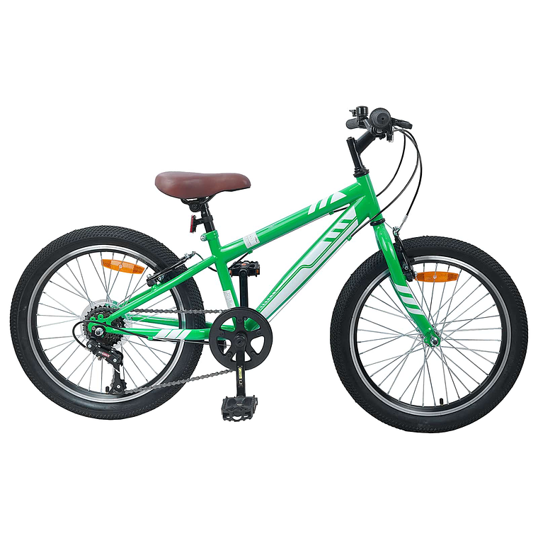 vidaXL Bicicleta de Montanha 20 Polegadas 6-Speed para 5-8 anos Verde 1