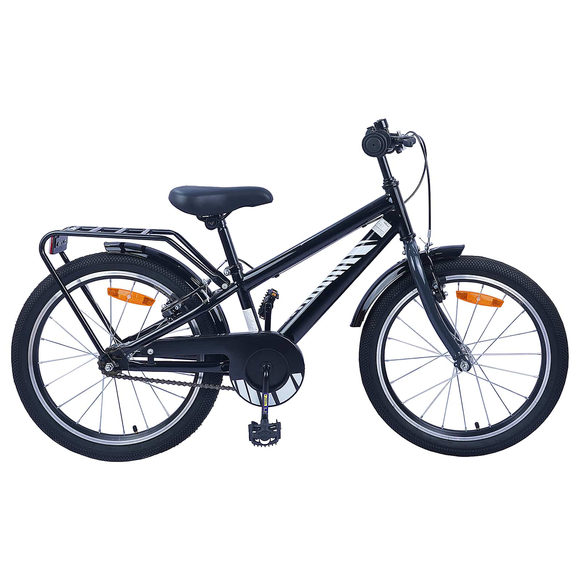 vidaXL Bicicleta Infantil 20 Polegadas para 6-11 Anos Preto 1