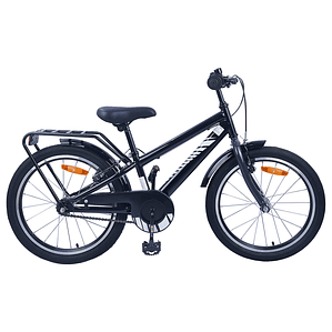 vidaXL Bicicleta Infantil 20 Polegadas para 6-11 Anos Preto