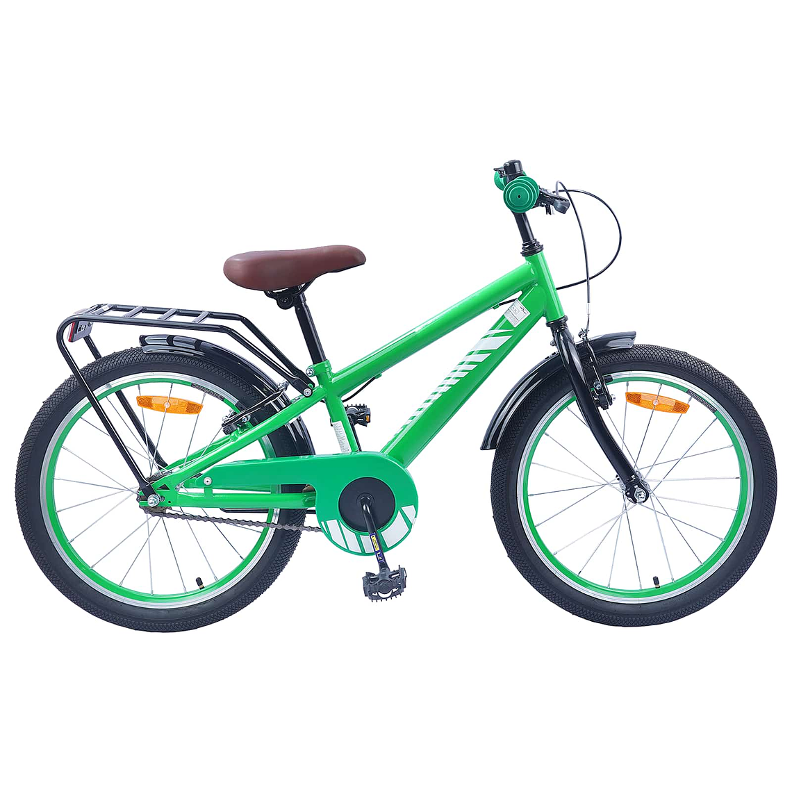 vidaXL Bicicleta Infantil 20 Polegadas para 6-11 Anos Verde 1