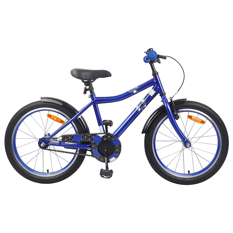 vidaXL Bicicleta Infantil 20 Polegadas para 6-11 Anos Azul Escuro 1