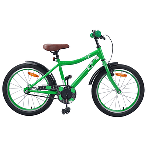 vidaXL Bicicleta Infantil 20 Polegadas para 6-11 Anos Verde