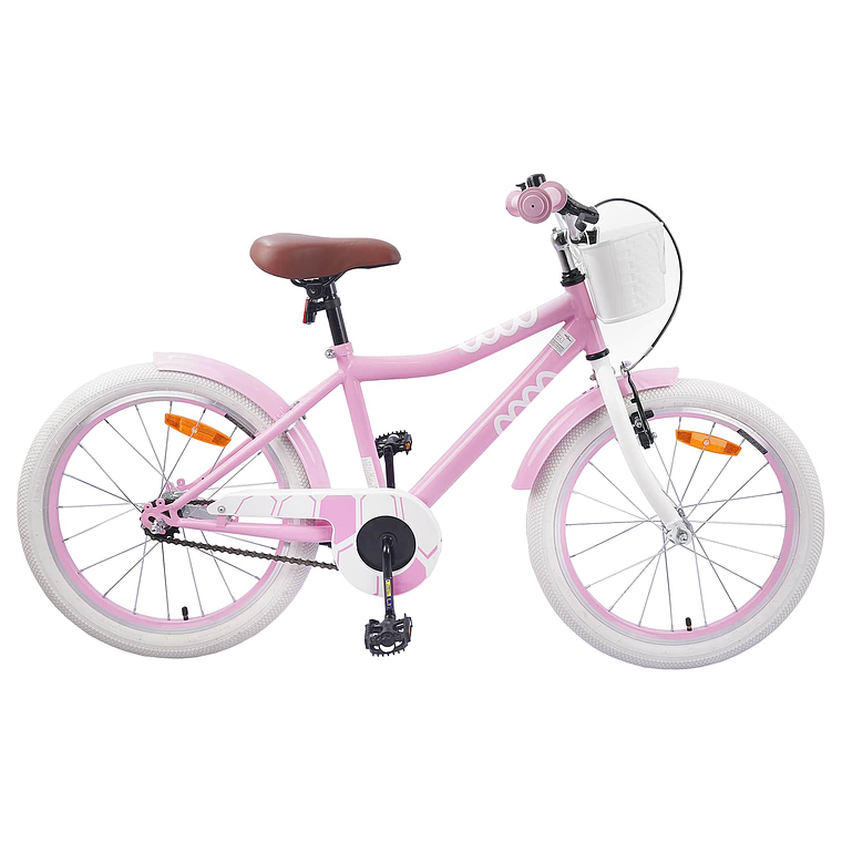 vidaXL Bicicleta Infantil 20 Polegadas para 6-11 Anos Rosa Claro 1