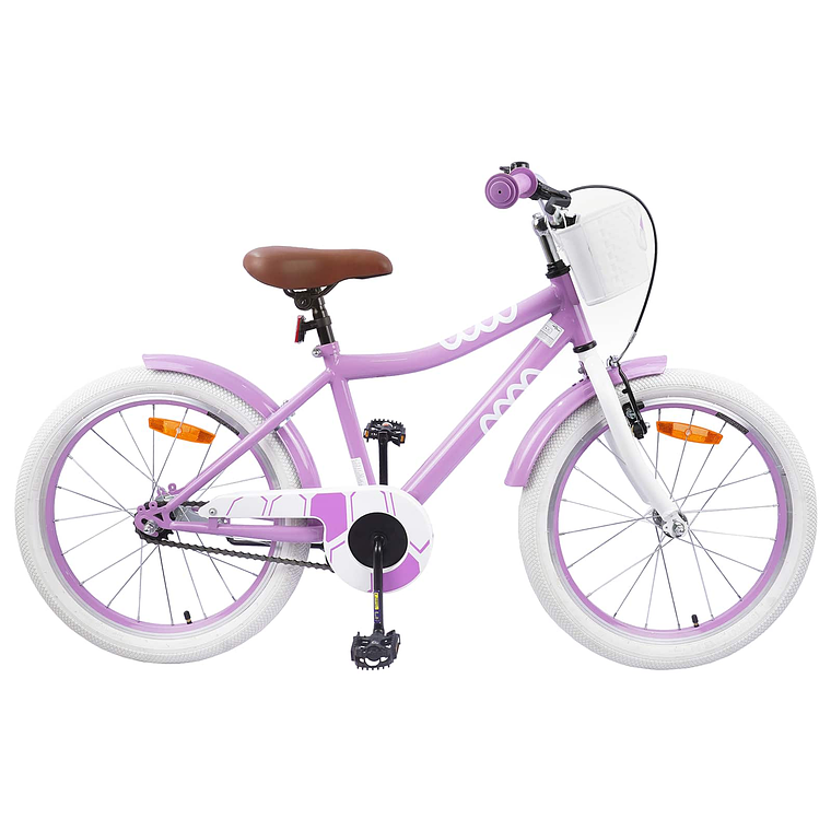 vidaXL Bicicleta Infantil 20 Polegadas para 6-11 Anos Roxo 1