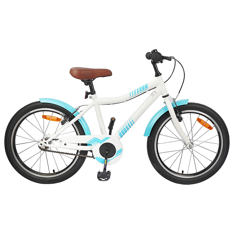 vidaXL Bicicleta Infantil 24 Polegadas para 8-12 anos Azul Claro 1