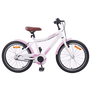 vidaXL Bicicleta Infantil 20 Polegadas para 6-11 Anos Rosa Claro