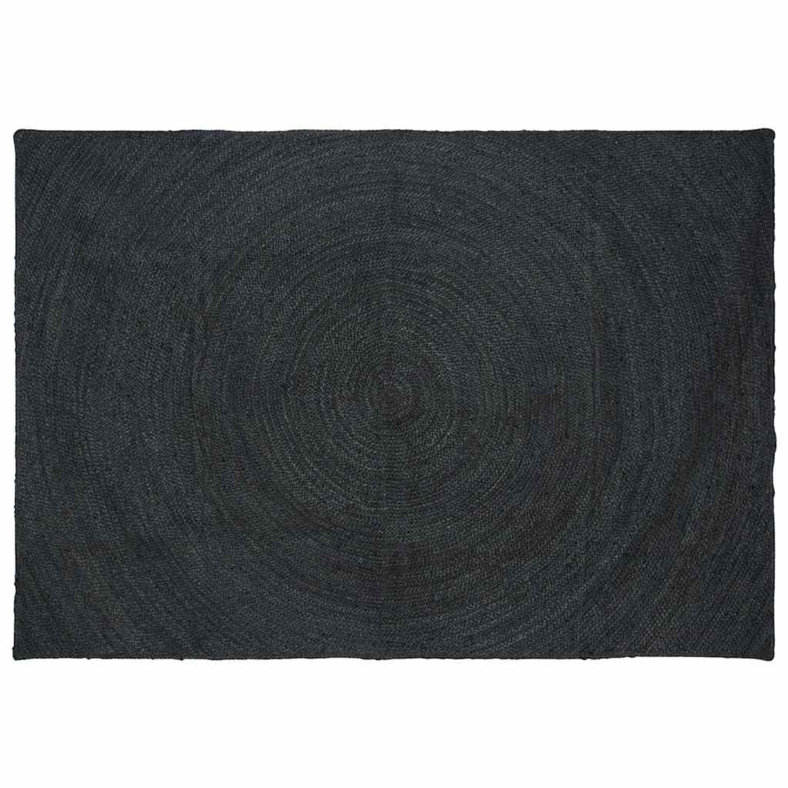 vidaXL Tapetes de área Retangular Cinza Escuro 160 x 230 cm Juta 1