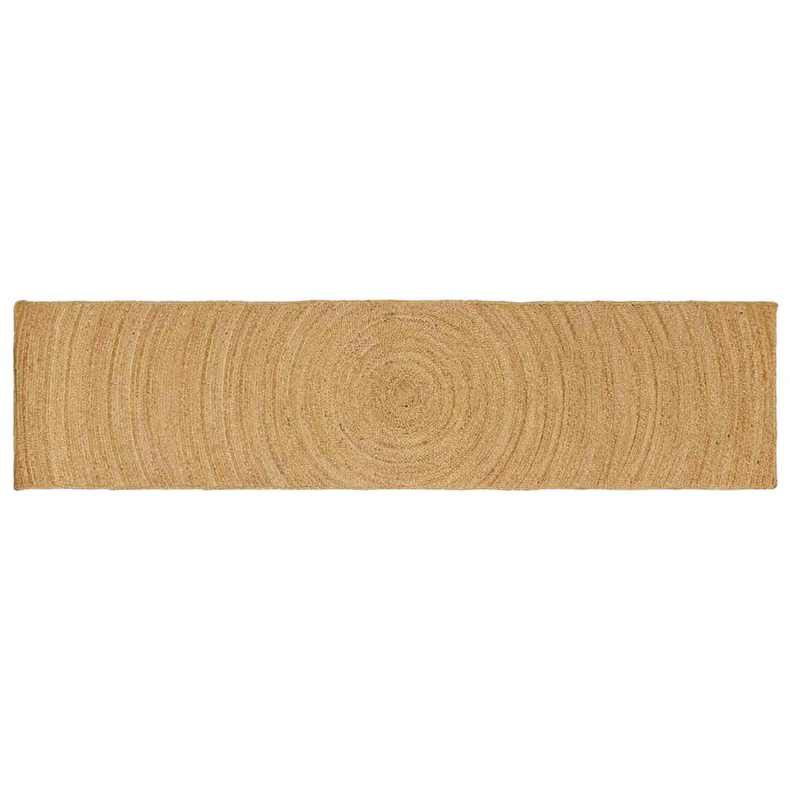 vidaXL Tapetes de área Retangular Castanho 60 x 400 cm Juta 1